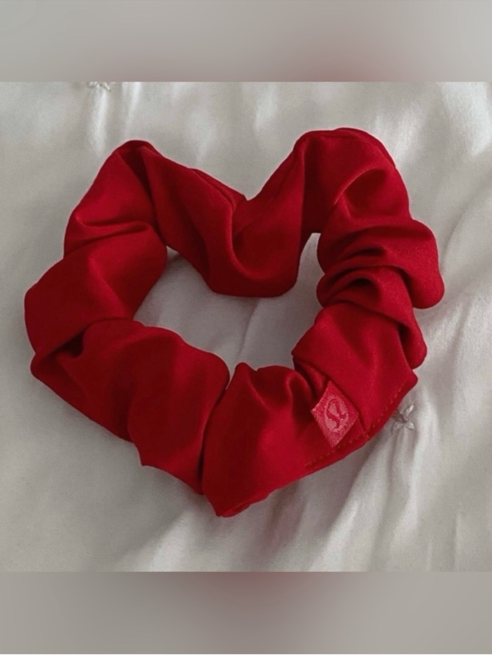 Lululemon Uplifting Scrunchie Dark Red